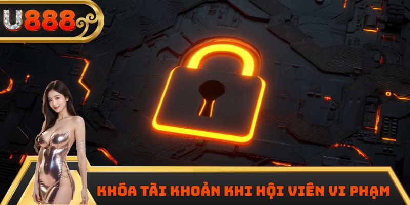 Khóa tài khoản khi hội viên vi phạm